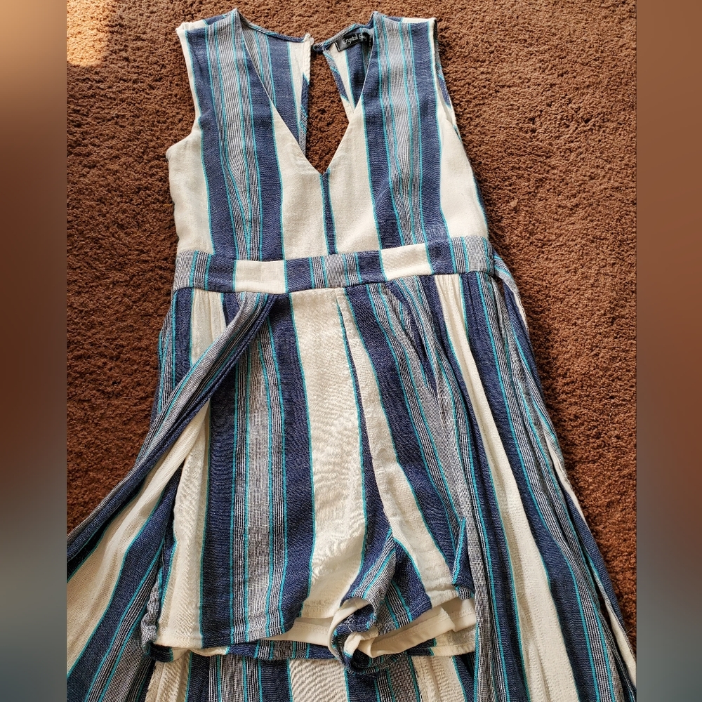 Beautiful Romper with long flowy back